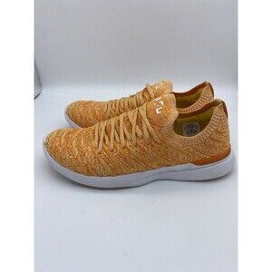 APL Techloom Wave Sneakers Women 8 Orange Athletic Running Sports Travel Comfort